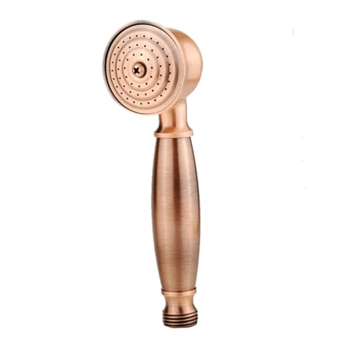 Cabezal de ducha manual 7" estilo vintage rojo cobre