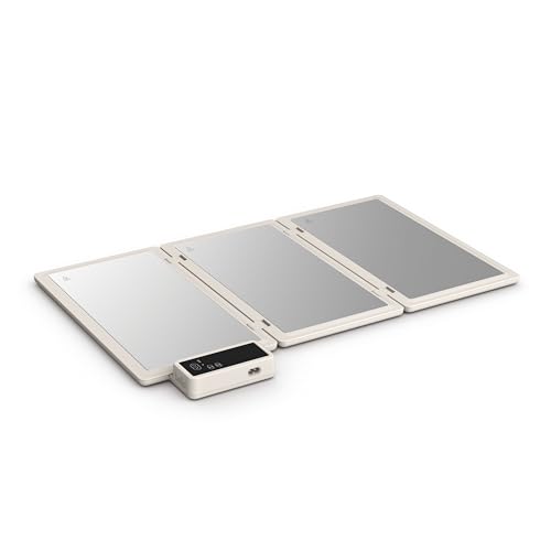 BELLA Foldable Warming Tray, 24.92 x 17.44, Oatmilk