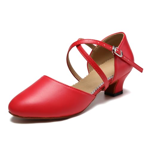 Chaussures danse latine femme bout fermé pour pratique salon
