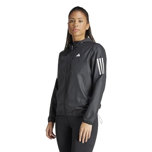 adidas Women's Own The Run Jacket, Black, Large