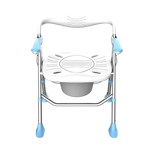 Folding Shower Chair 5-Level Adjustable,Non-Slip Feet Shower Seat,Foldable Shower Chair with Arms and Backrest for Inside Shower,Bath Chair and Shower Seat for Seniors,Disabled A