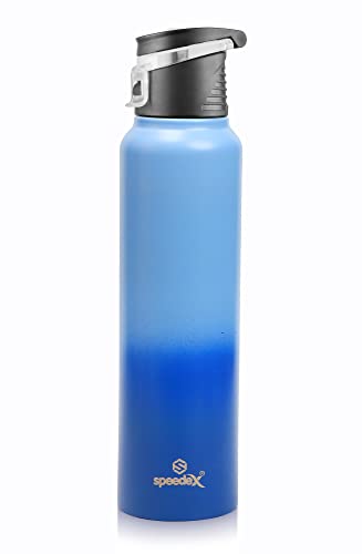 Speedex Water Bottles Stainless Steel Water Bottle 1 Litre for School Boys Girls Gym Office Home, Leakproof, Rust Free (1000 Ml, Dual Blue Blue Colour, Flipper Cap, Set of 1, 1 Litre) (B0BFCV4JD3) Amazon Price History, Amazon Price Tracker