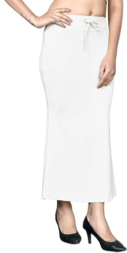 Image of Women's Perfect Curvy Look Saree Shapewear (Fish Baby Pink 2XL S90)