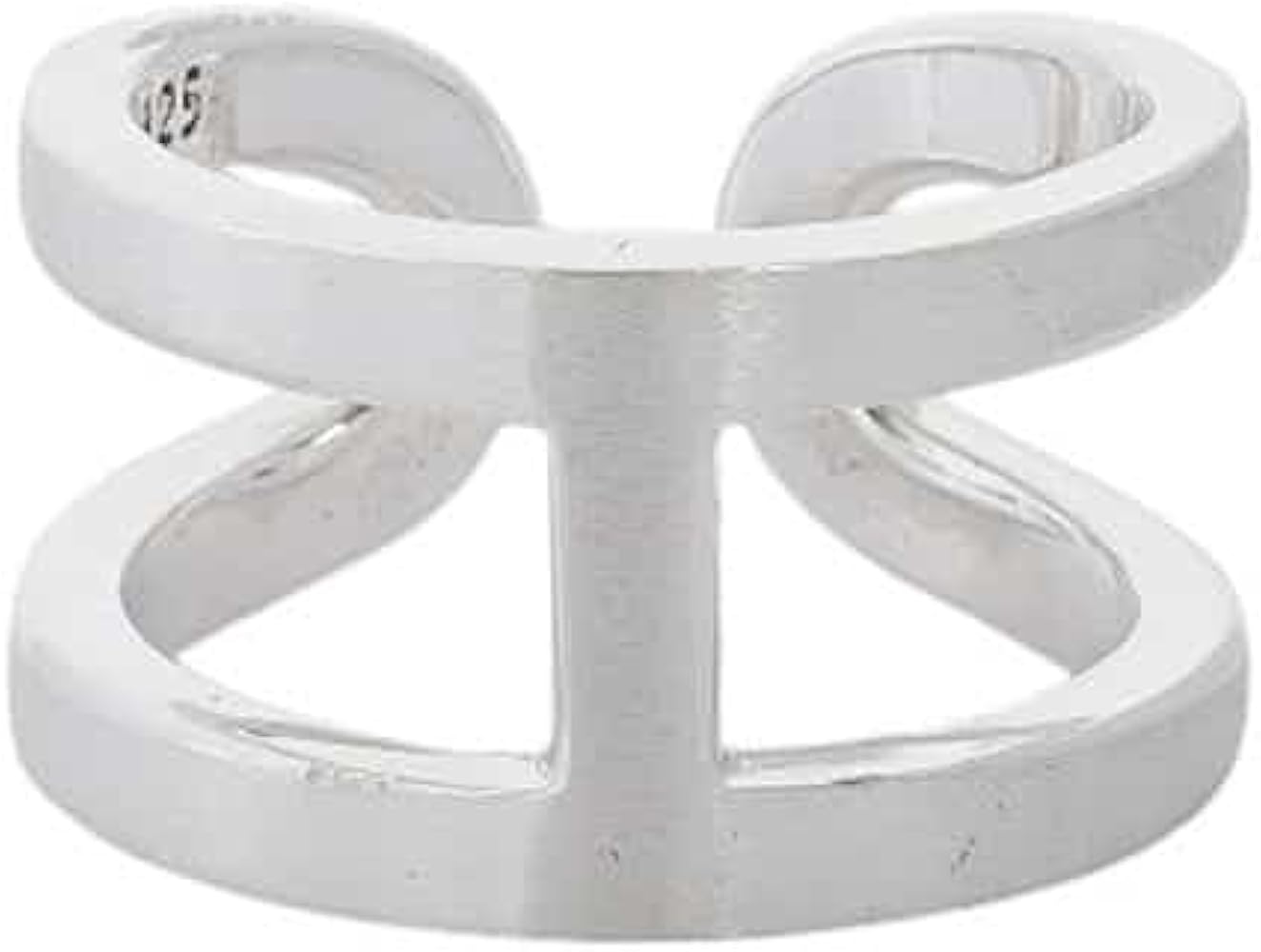 Amazon | [ショロ ジュエリー] H Ring with Hair Line シルバー S