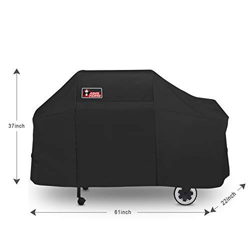 Kingkong 7552 Cover For Weber Genesis Silver/Gold / 2000-5500 Gas Grills, Black #TOP1