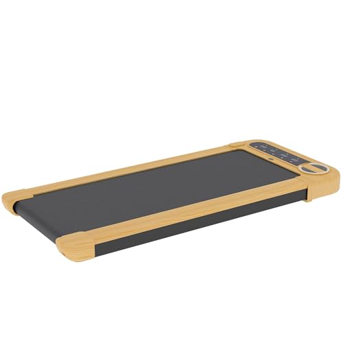 Image of 17x43 inch Premium Space-Saving Portable Under Desk Treadmill Featuring Remote Control Bluetooth Speaker Wheels led Display