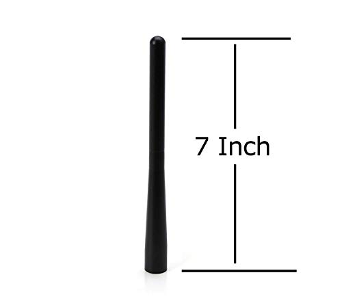 image for iJDMTOY Set of 7-Inch Short Radio Antenna Topper Compatible with Ford 