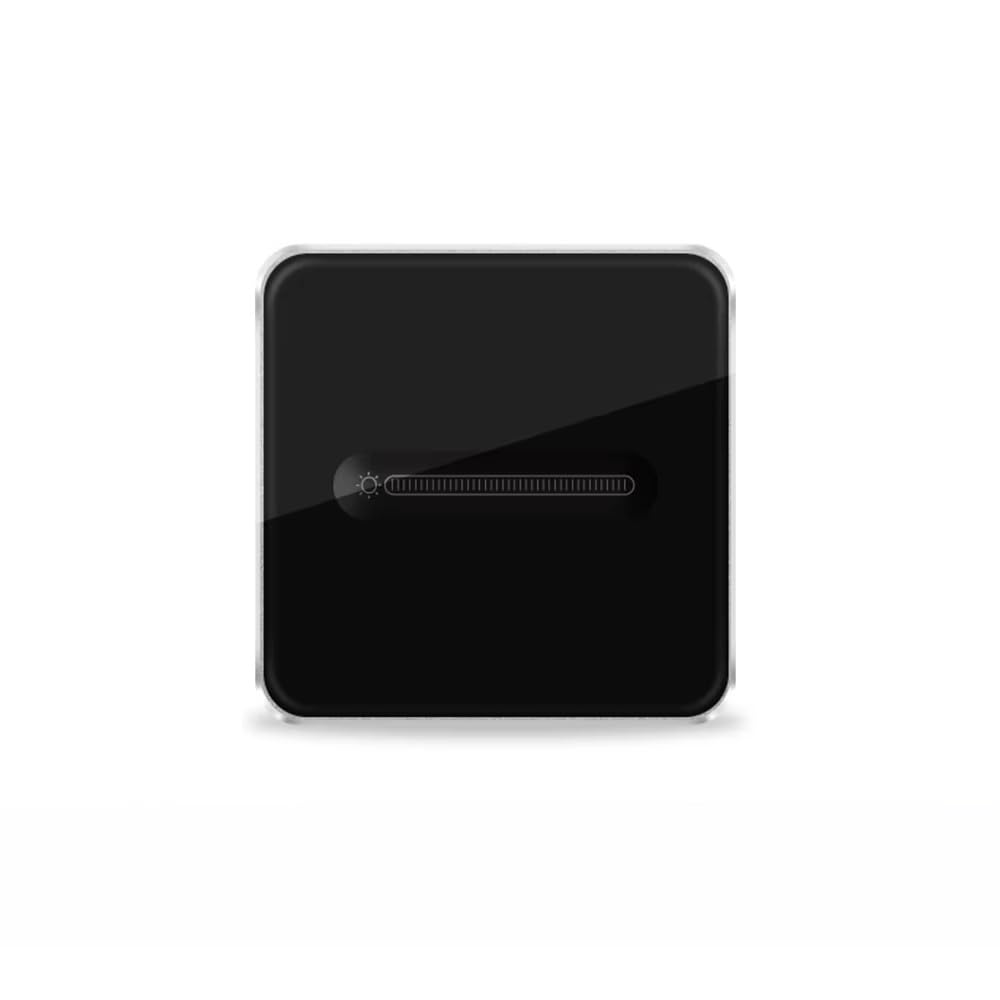 Tuya Zigbee Smart Dimmer Switch, Supports Brightness Adjustment, Voice Control, Timing Functions, Glass Panel, Child Lock