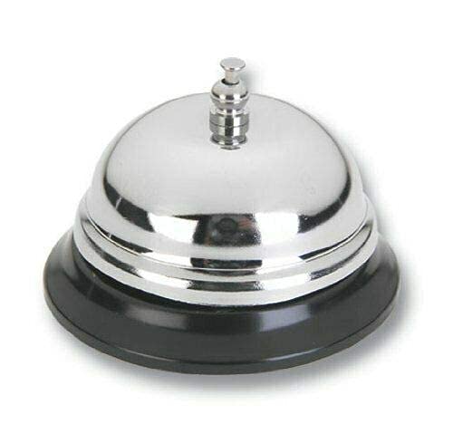 Ubersweet® Imported 2X(Classic Service Concierge Hotel B & B Desk Call Steel Bell H9F6)_29566