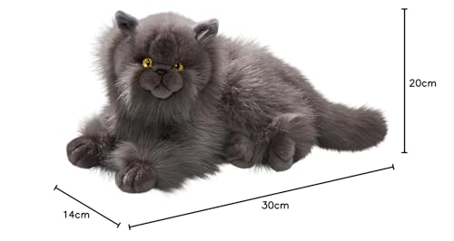 Carl Dick Katze, Perserkatze grau, Plüschtier, Kuscheltier ca. 30cm 3433