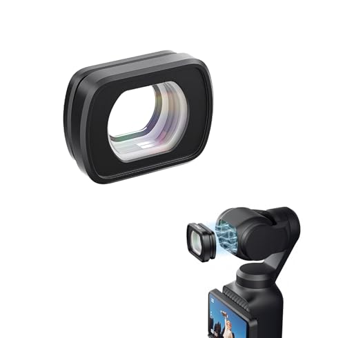 SHEAWA for DJI Osmo Pocket 3 広角レンズ 磁気吸着 脱着便利 アルミ+光学ガラス 超広角撮影 軽量 頑丈 マグネット固定 安定性 アクセサリー