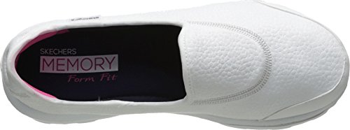 Skechers Skechers Performance Women's Go Walk Aspire Slip-On Walking Shoe,White,6.5 M US