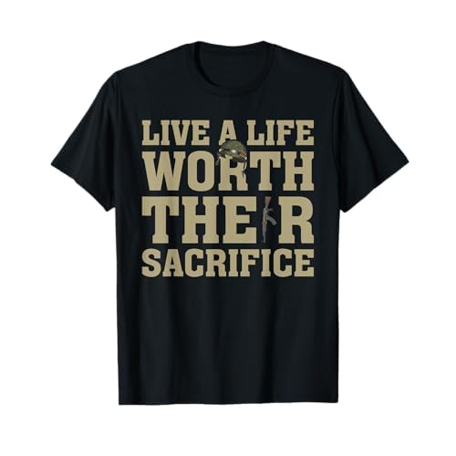 Vive una vida vale su sacrificio Camiseta