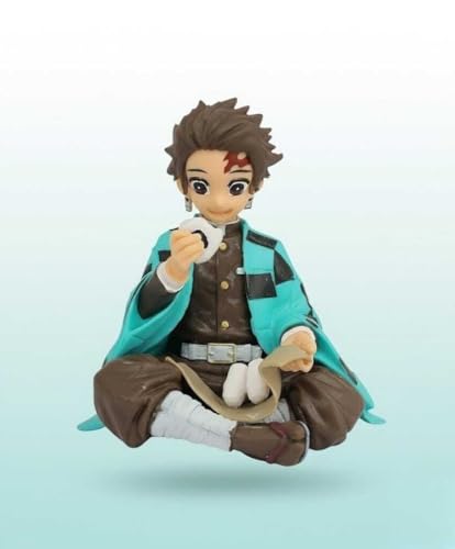 Image of Awestuffs Action Figure Limited Edition for Car Dashboard, Decoration, Cake, Office Desk & Study Table Tanji Sitting D Slayer