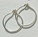 Solid Sterling Silver Sleeper Hoop Earrings | Sleeper Earrings Sterling Silver Sterling Silver Endless Hoop Earrings for Women 925 Sterling Silver Huggies for Women | Handmade in FL
