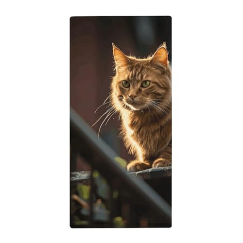 Serviette de bain chat durable et absorbante en textile premium haute performance - 2