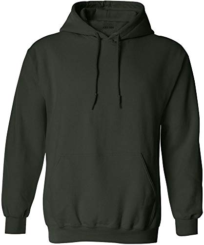 Joe's USA - Big Mens Size Four Extra Large Hoodie Sweatshirts-4XL in Forest