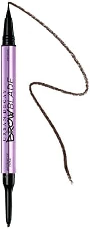 Urban Decay Brow Blade 2-in-1 Eyebrow Pen & Waterproof Pencil - Smudge-proof, Transfer-resistant, Up to 24HR Wear, Ink Stain & Creamy Brow Pencil, Define and Fill Eyebrows, Cruelty-free - 0.01 oz
