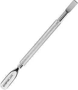 Utopia Care Cuticle Pusher and Spoon Nail Cleaner - Professional Grade Stainless Steel Cuticle Remover and Cutter - Durable Manicure and Pedicure Tool - for Fingernails and Toenails (Silver)