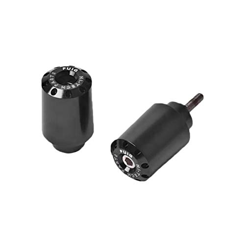 Terminal en aluminium pour contrepoids de guidon noir embout de moto 8496
