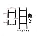 Rear Ladder Compatible for Suzuki Jimny JB64 Jb74 2018-2020 Car Rear Tail Door Laddder Tailgate Ladder Kit Metal Stairs Protective Frames