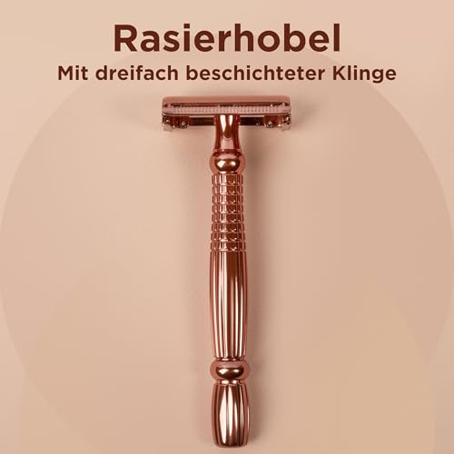 Foto von Wilkinson Sword Intuition Roségold Damenrasierer für die alltägliche Pflege, 1 wiederverwendbarer Rasierer und 10 Klingen