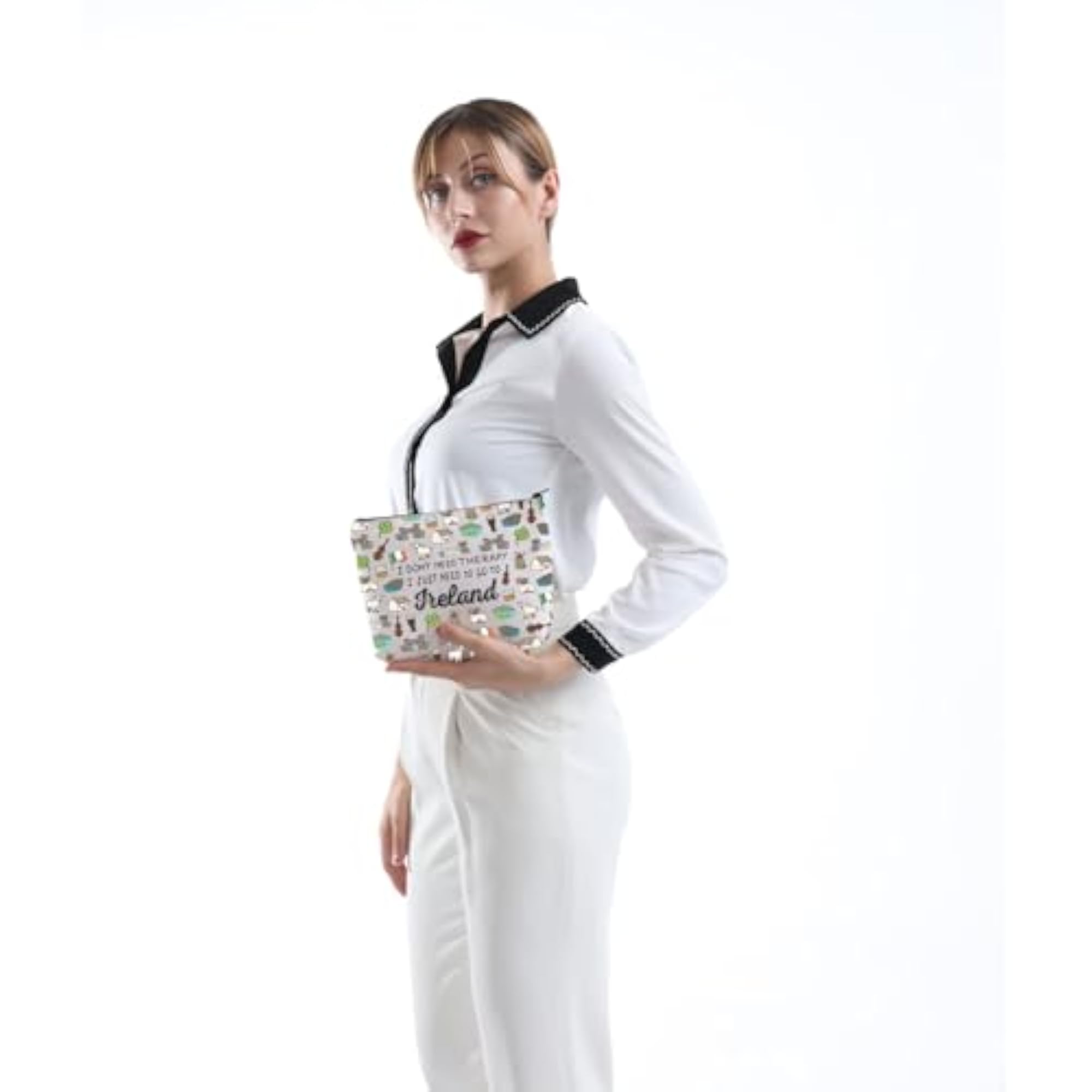 Ireland Cosmetic Bag with Landmarks Design