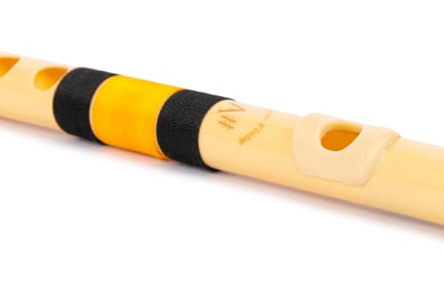 Image of Radhe Flutes PVC Fiber A Sharp Bansuri - Right-handed, higher octave flute with authentic bamboo-like sound, durable, crack-resistant, washable, perfect for beginners and performers.
