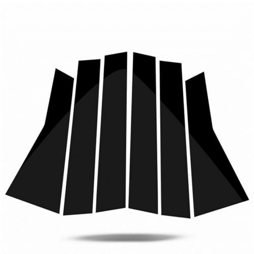 Molduras de pilar negro brillante de 6 piezas para Honda CR-V CRV 2018-2020 de alta calidad