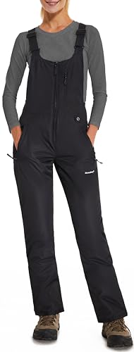 DAFENGEA Women's Waterproof Ski Bibs Snow Pants