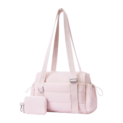 Fitness Bag, Small Gym Bag, Mini Duffle with Wet Pocket, Adjustable Shoulder Straps, Spacious Interior, 29x10.6x20cm/11.42x4.17x7.87 Inches for Weekender