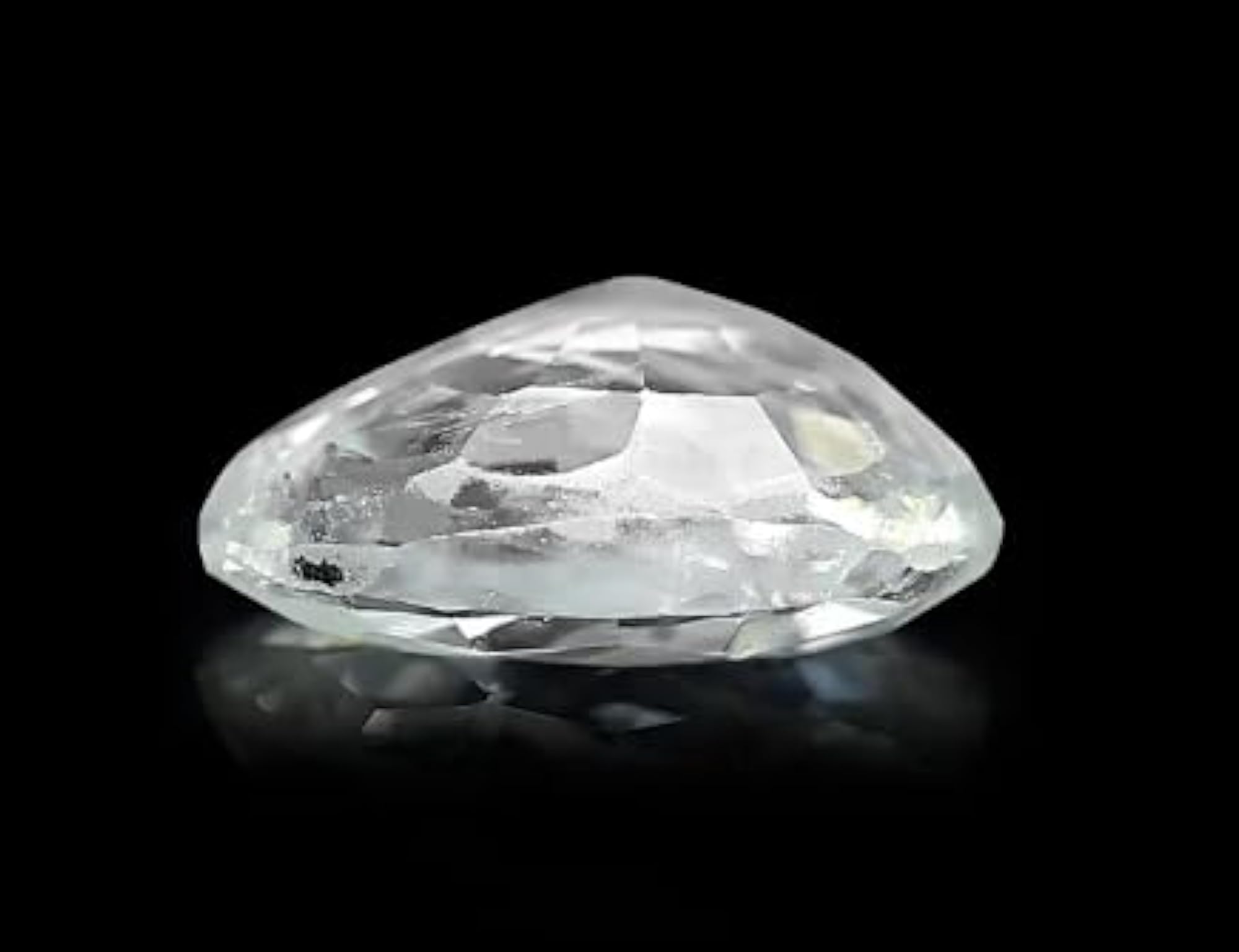 Original Certified White Sapphire Gemstone, 4.85 Ratti