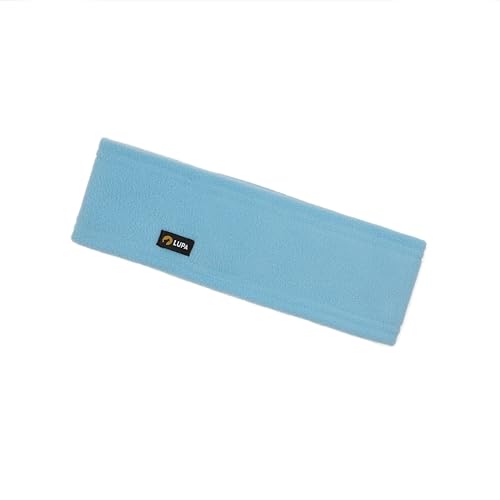 Lupa Kids Triple-Layer Fleece Headband, Made in Canada, Ages 4-12 (Cyan)