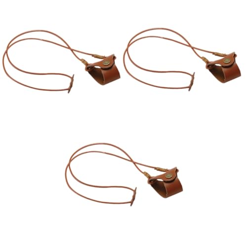 Étui à lunettes avec cordon autour du cou pour femmes - Lot de 3 pièces