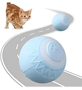 2024 New Interactive Cat Toy Ball, Durable Motion Activated Automatic Rolling Ball Toys Bouncing ...