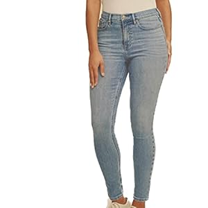 Calvin Klein Jeans Women's High Rise Skinny Jean (Ice Blue, 10)
