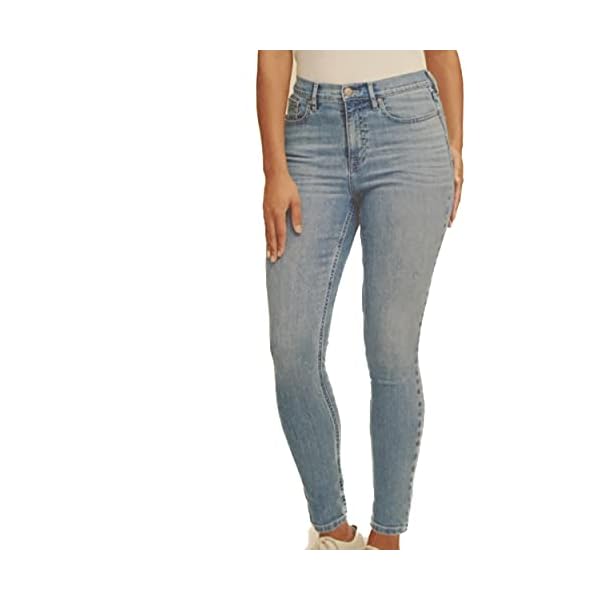 Calvin Klein Jeans Women's High Rise Skinny Jean (Ice Blue, 10)