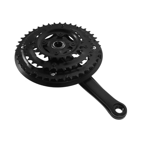 OSOLADY Bielas Bicicleta Montaña con Plato Metálico de Recambio para Manivela Carretera Compatible con Bicicletas Plegables Montaña