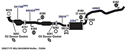 Image of AP Exhaust Products 700394 Exhaust Muffler