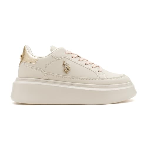 Image of U.S. Polo ASSN. Eleanor 3.0 Nude Light Weight Sneaker Shoes