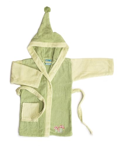 Top Towel – Albornoz Niña y Niño con Capucha Bordado, 100% Algodón OEKO-TEX, Suave y Absorbente, Albornoz Infantil para Baño, Piscina y Playa