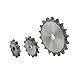Steel quenching sprocket 未处理 Industrial gear,Pinion spur gear 1Pcs Flat Chain Gear 08B 10 Teeth To 25 Teeth Sprocket Wheel A3 Steel Quenching(08B-14 Teeth)