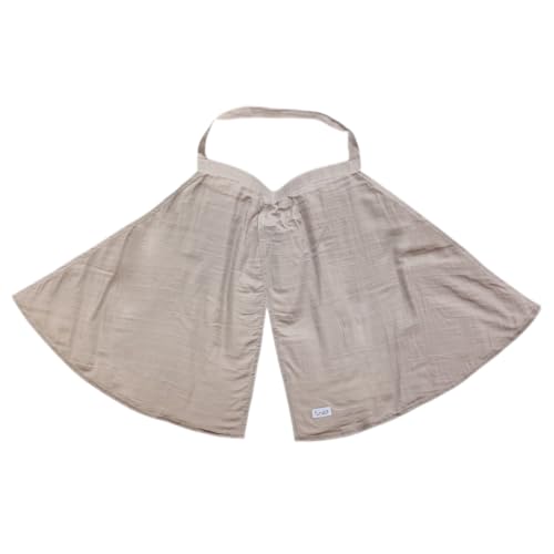 TINÉO - Voile D'allaitement, Cache Allaitement, Couverture D'allaitement, Léger, Respirant, 100% Coton (Gris)