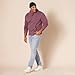 Amazon Essentials Men's Pullover Sweatshirt Hoodie, Big & Tall Options Available, Grape, XX-Large