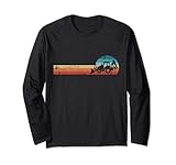 Vintage Heckbagger Retro Sonnenuntergang