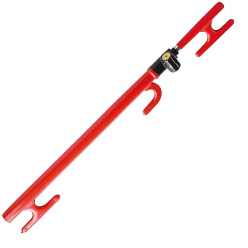 エマーソン(Emerson) 簡単装着で盗難抑止効果抜群のカーロック 3WAYロック ハンドル内径290mm~490mm以内、...