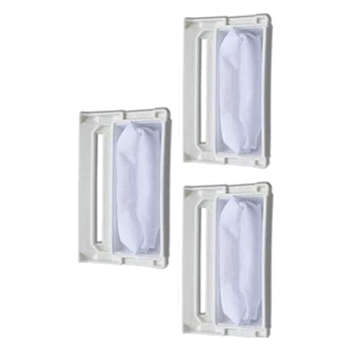 Peosaard Sacchetto a Rete per lanugine, Sacchetto Filtro per Lavatrice Rete a setaccio per Filtro lanugine Compatibile con Lavatrice 3 Pezzi, filtri di Ricambio per