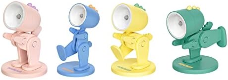 Umikk 6 PCS Mini LED Desk Lamp Cute Small Phone Holder, Cute Dog Night Light, Dog Deer Shape Night Light Adjustable Phone Stand, Cartoon Mini Night Light, for Children Student Room Desk Nursery
