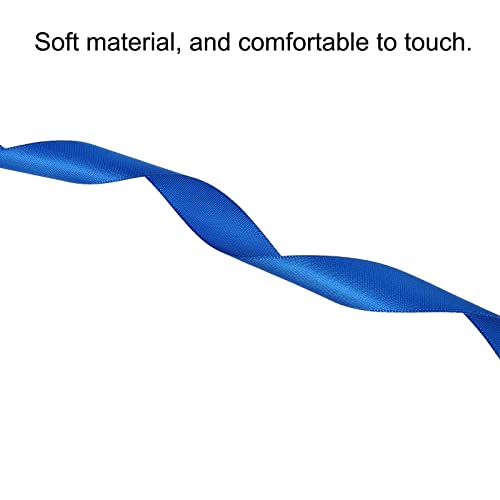 PATIKIL 0.79 Inch Wide 100 Yards Satin Ribbon, Solid Crafts Roll for Party Home DIY Wrapping Decoration Blue - Image 3