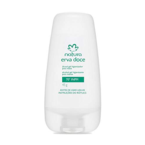 Álcool Gel Antisséptico para as Mãos Erva Doce 70 INPM - 45g